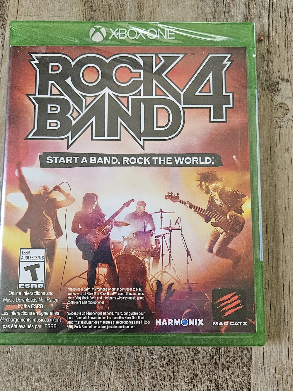 Rock Band 4 Xbox Microsoft New Factory Sealed Copy (Game Only)